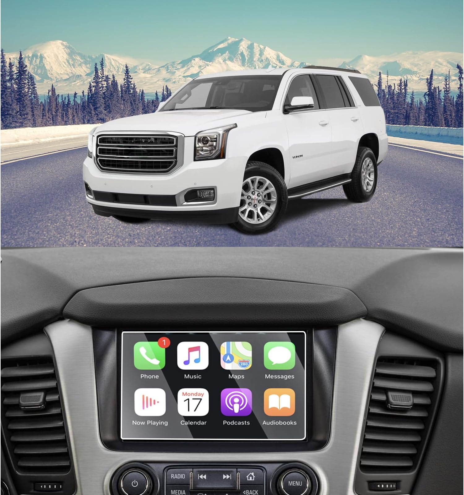 Coleya AntiGlare Matte Screen Protector for 2024 2025 GMC