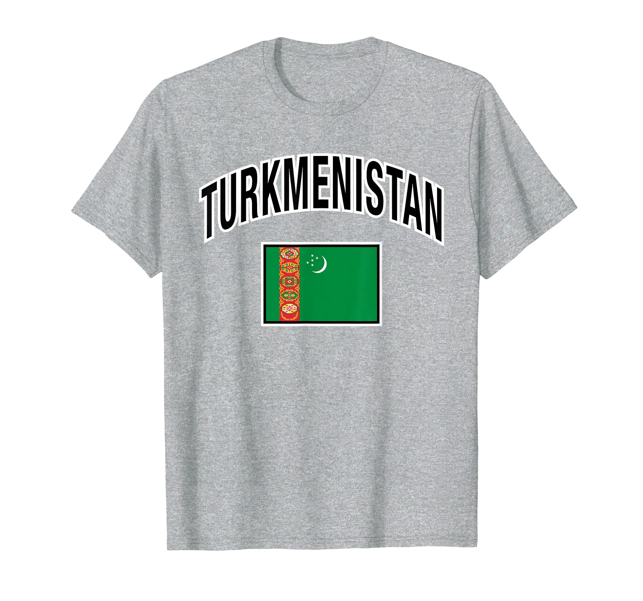 Amazon | トルクメニスタン国旗 誇り高きトルクメン Tシャツ | T
