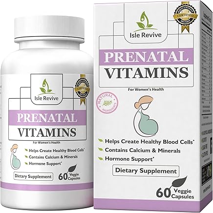  Prenatal Vitamins One A Day Supplement High In