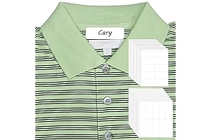 100Pcs Waterproof Iron-On Fabric Name Labels for Easy Identification