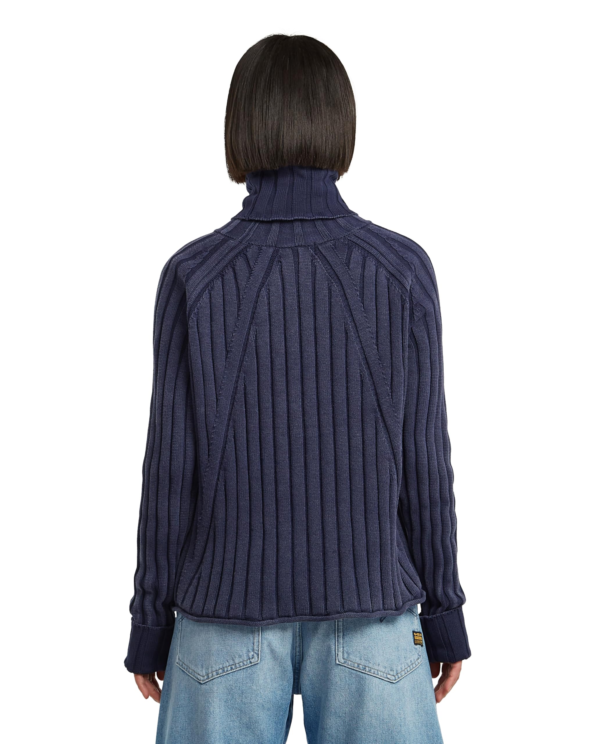 G-Star Washed Loose Turtle Knit Wmn Sudadera para Mujer