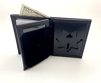 Amazon.com : 7 Point Star Bi-Fold Hidden Badge Wallet