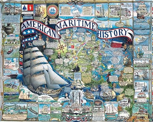 Miniatura 1 de White Mountain Puzzles Historia marítima estadounidense