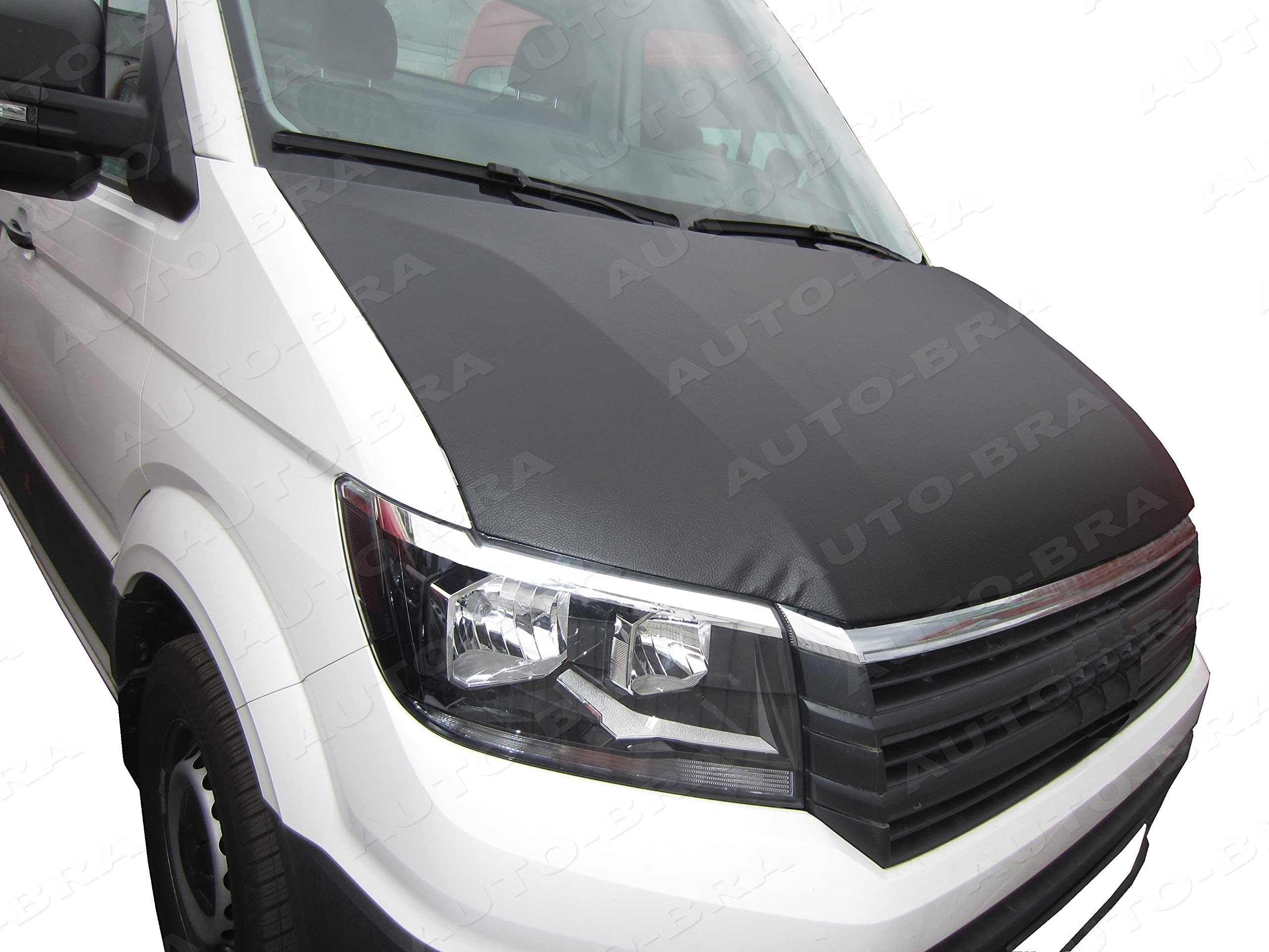 AB3-00432 Full Hood Bra Front End Nose Mask Compatible with VW Volkswagen Crafter - Man TGE Since 2017 Bonnet Bra STONEGUARD Protector Tuning