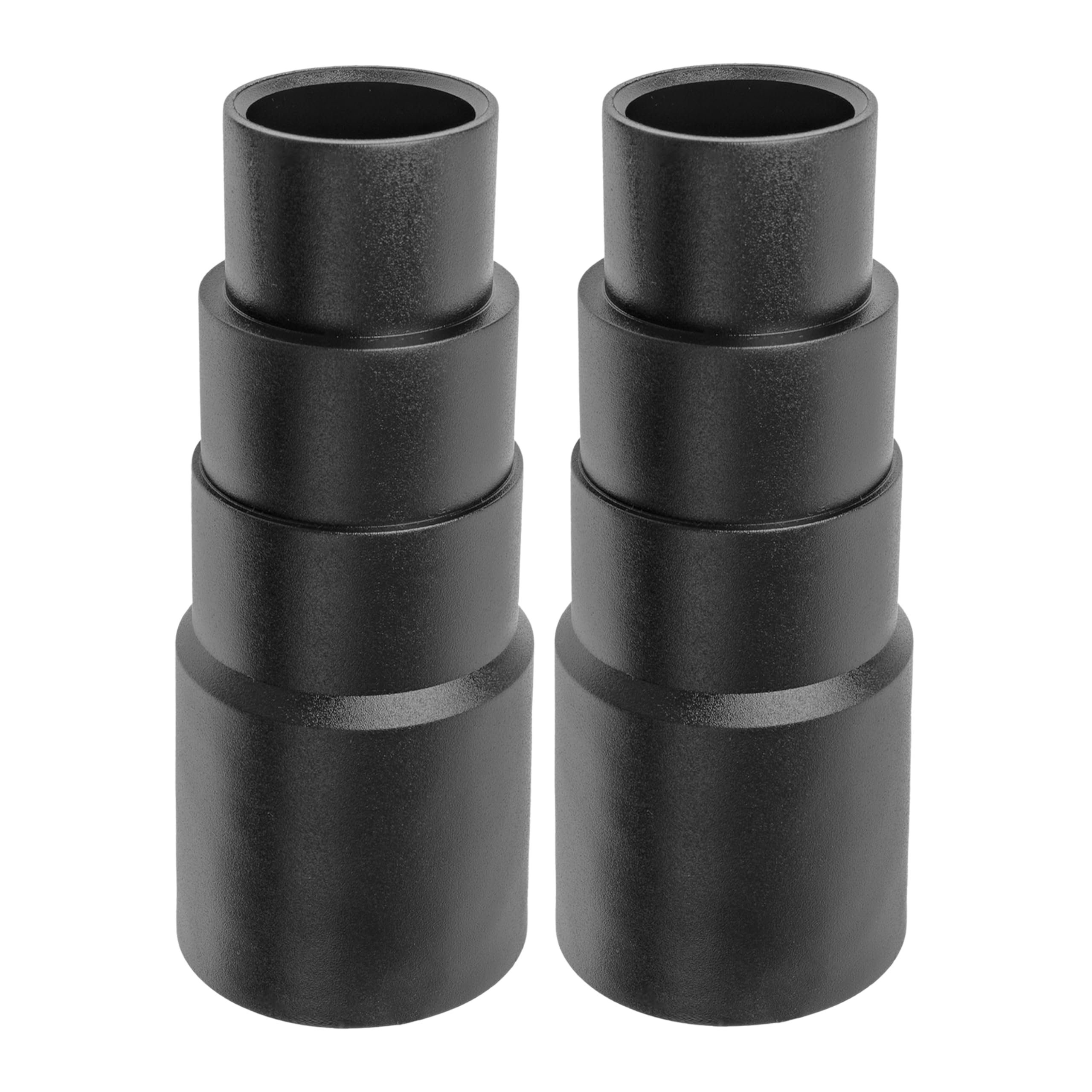 Universal Hoover Adapter, 2 Pieces, Black, Compatible with Bosch, Makita, Kärcher, etc., 4-Stage with Ø 41-26 mm Outside, Ø 35-22 mm Inside, Reducer Hose Adapter, Hoover Adapter