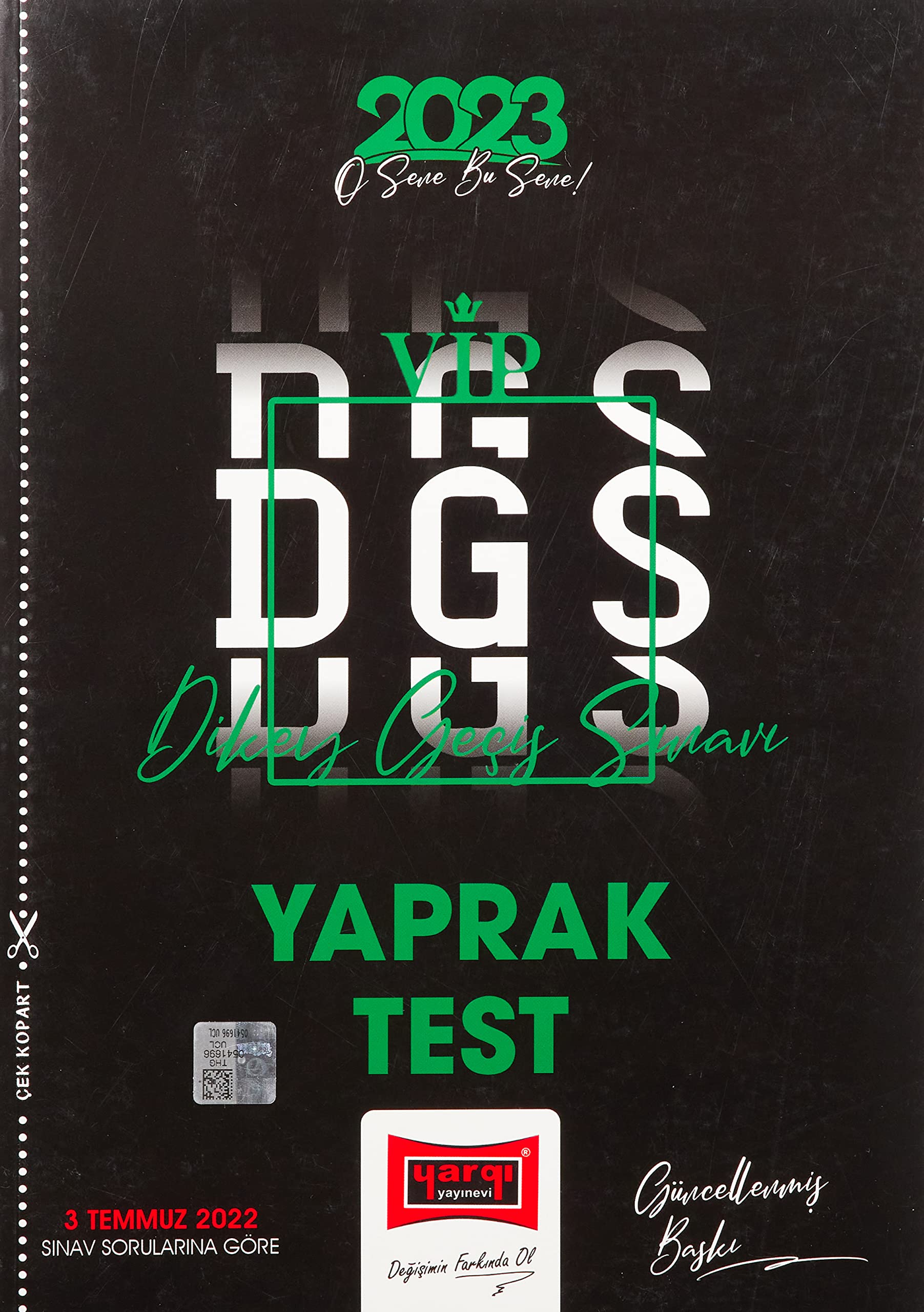 Yargı Yayınları 2023 DGS Yaprak Test