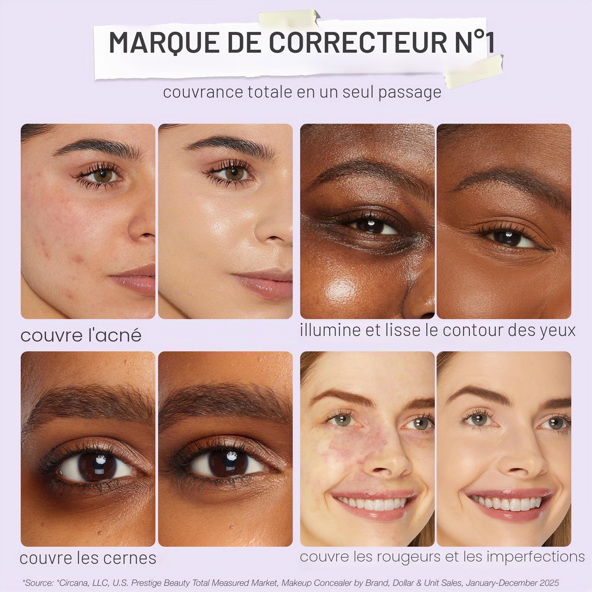Tarte - Correcteur Shape Tape, neutre clair, crème