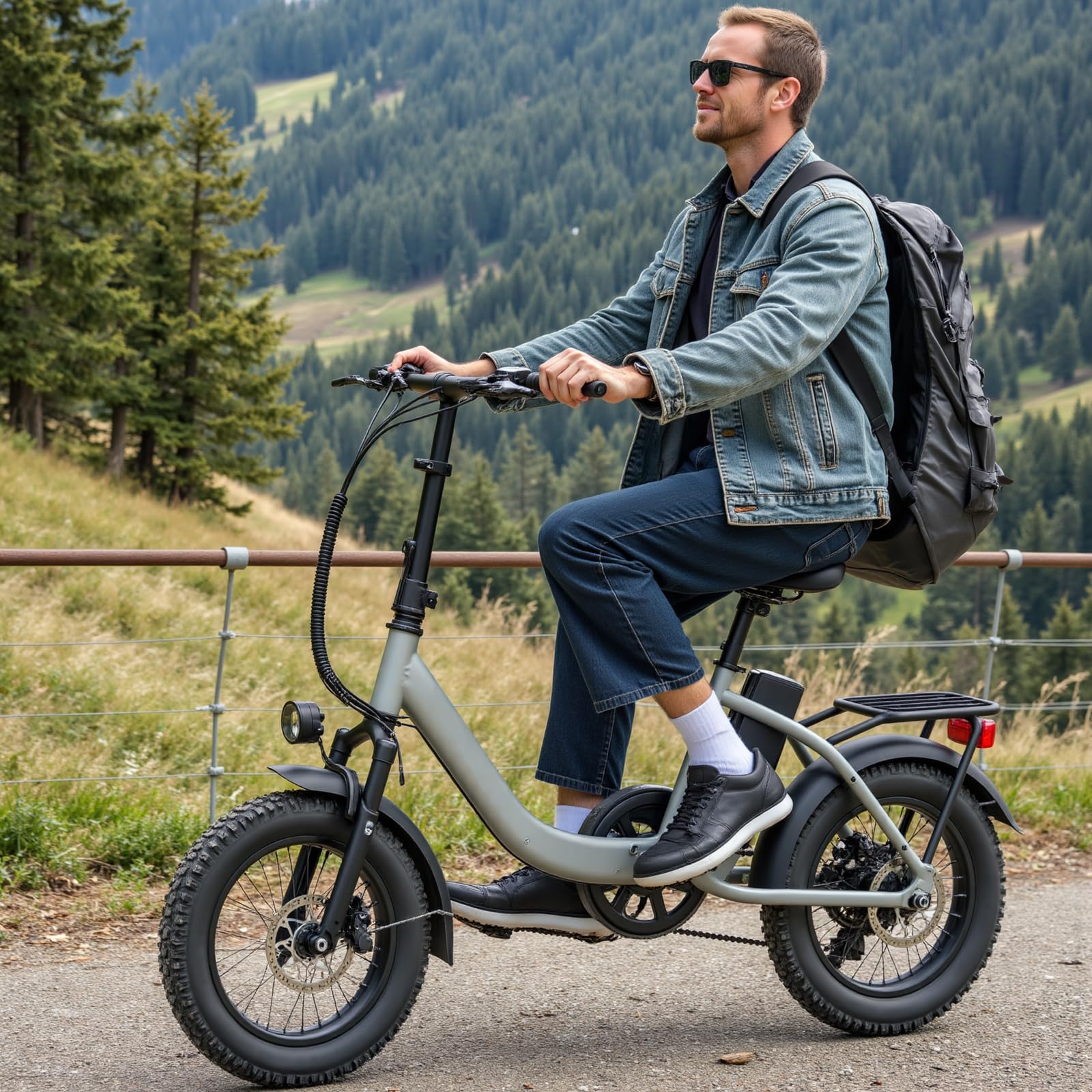 Lot de 2 chambres à air de 45,7 cm x 4,0 pour vélo électrique AV32 Schrader compatibles avec les pneus de vélo électrique 18 x 4,0