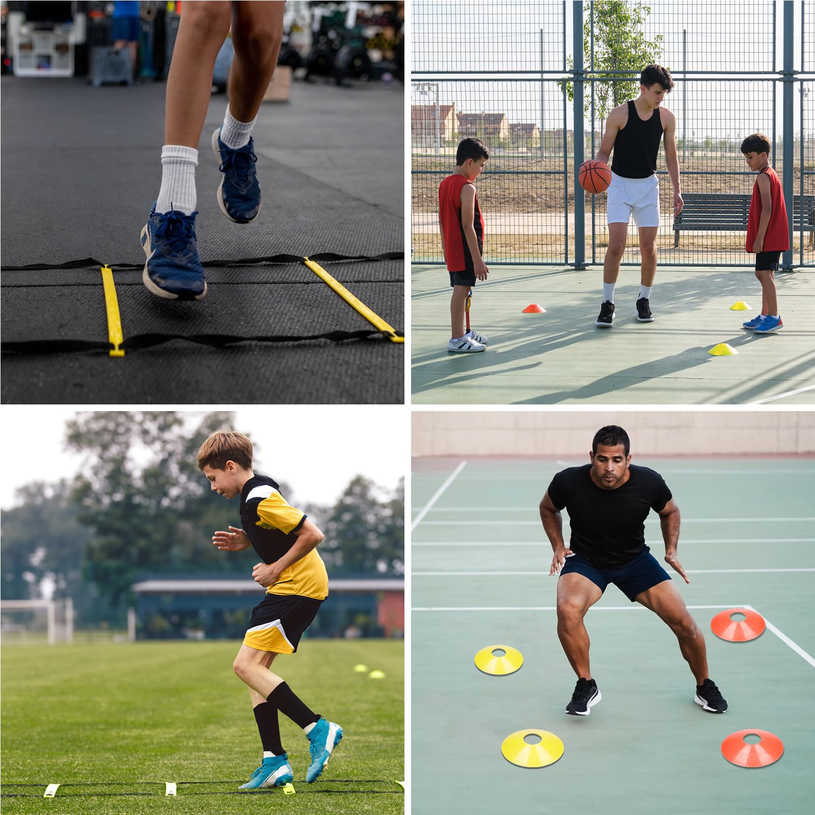 Speed Agility Trainingsgerät - 36,3 Kg Widerstandsband - Für Fußball, Basketball & Sprint-Training