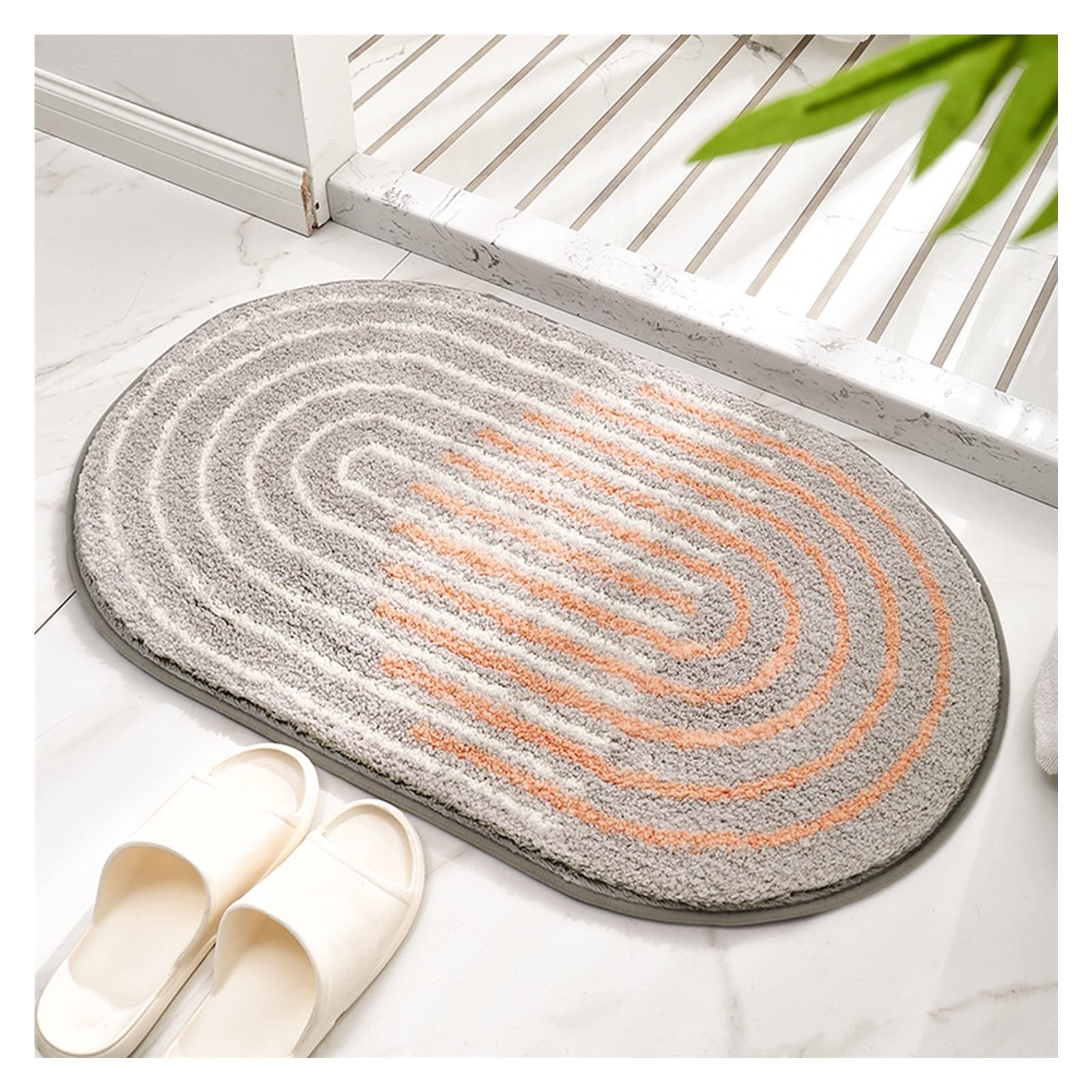 Tapis de bain diatomite anti-humidité | Tapis de douche antidérapant haute absorption