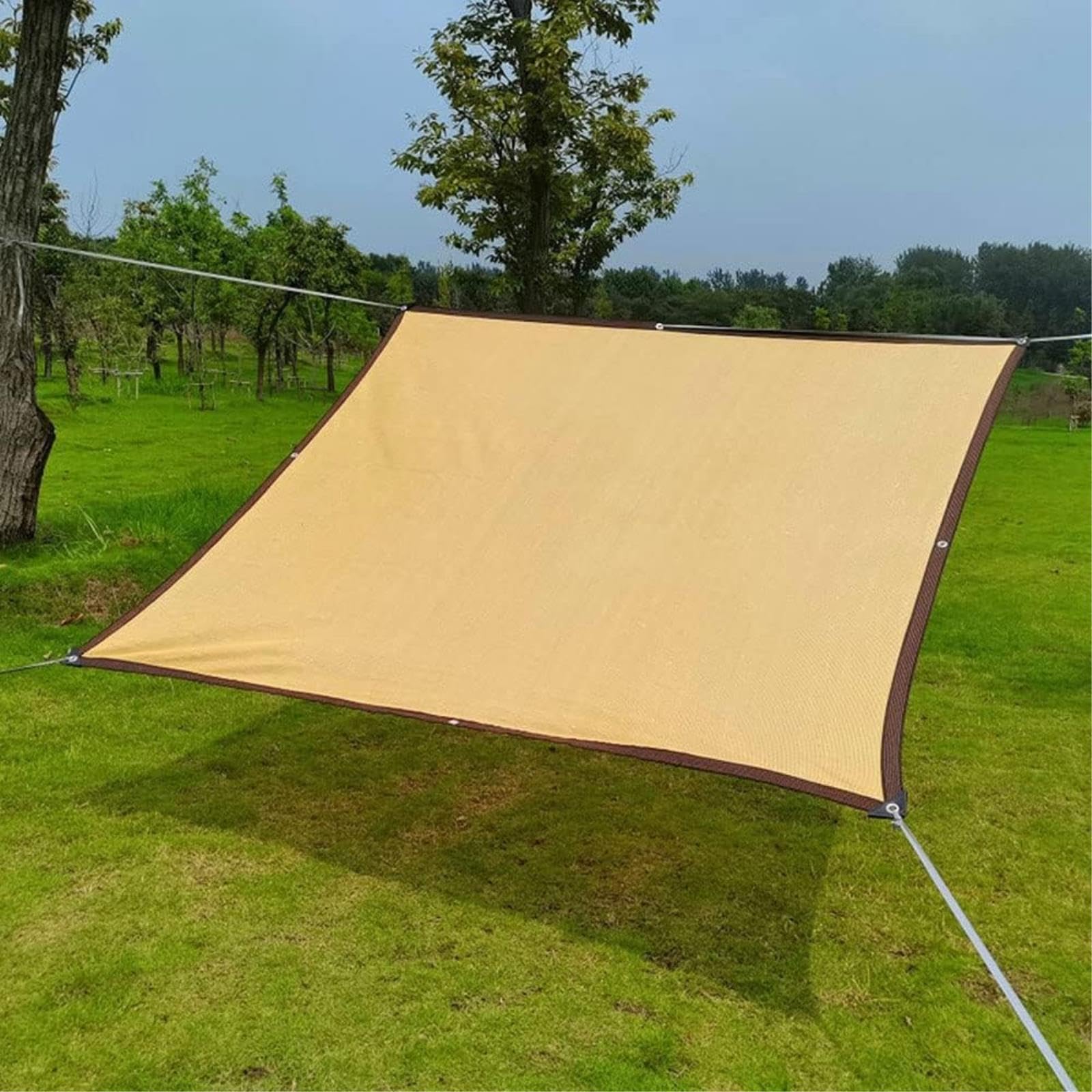 Siatka cieniująca do ogrodu, Tkanina cieniująca z przelotkami 90-procentowa osłona przeciwsłoneczna do szklarni ogrodowych Patio o wielu rozmiarach(2mx300cm(6.5ftx9.8ft))