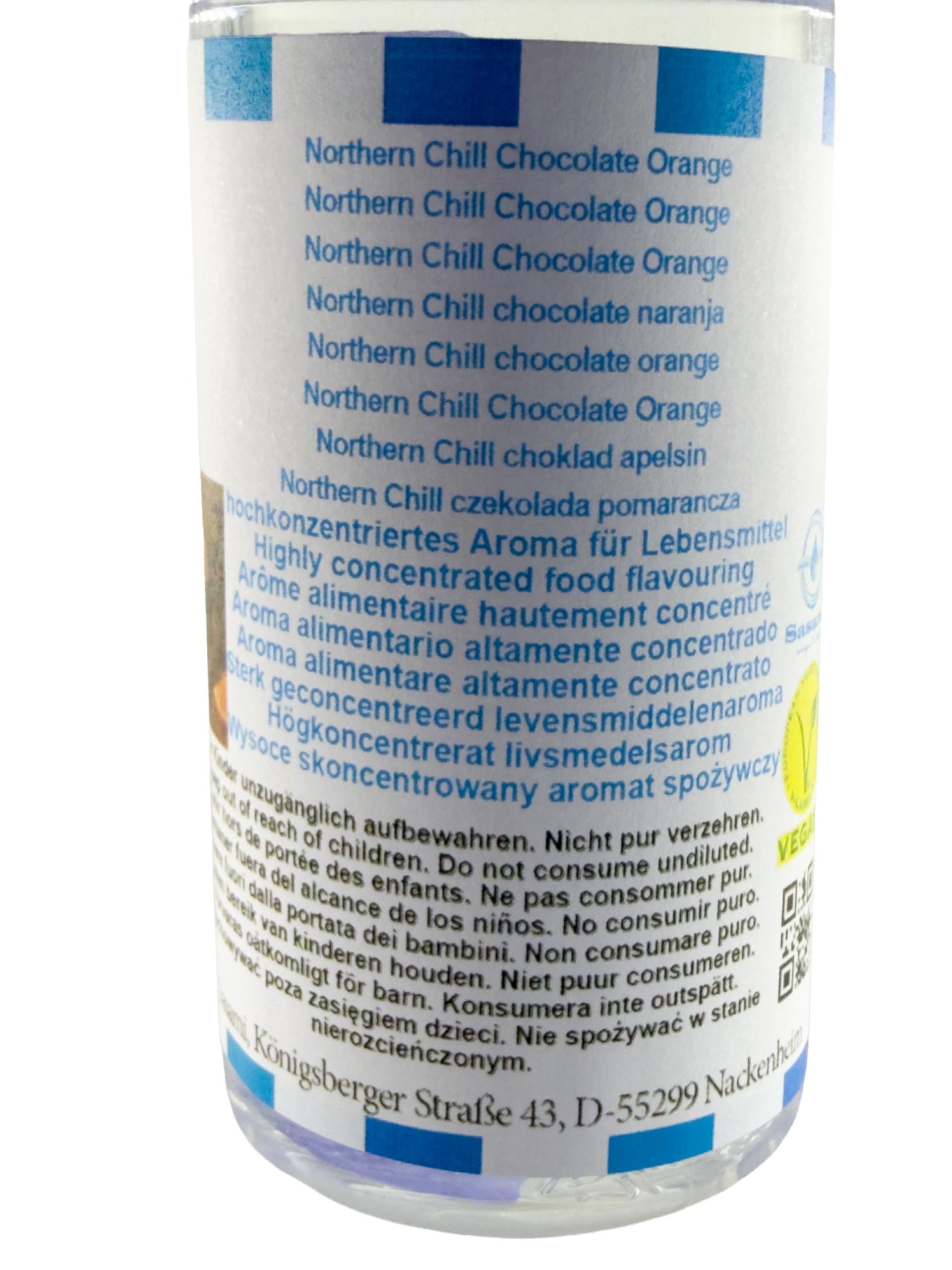 Northern Chill czekolada pomarańcza Aromat Koncentrat - wegański - Sasami - 100ml