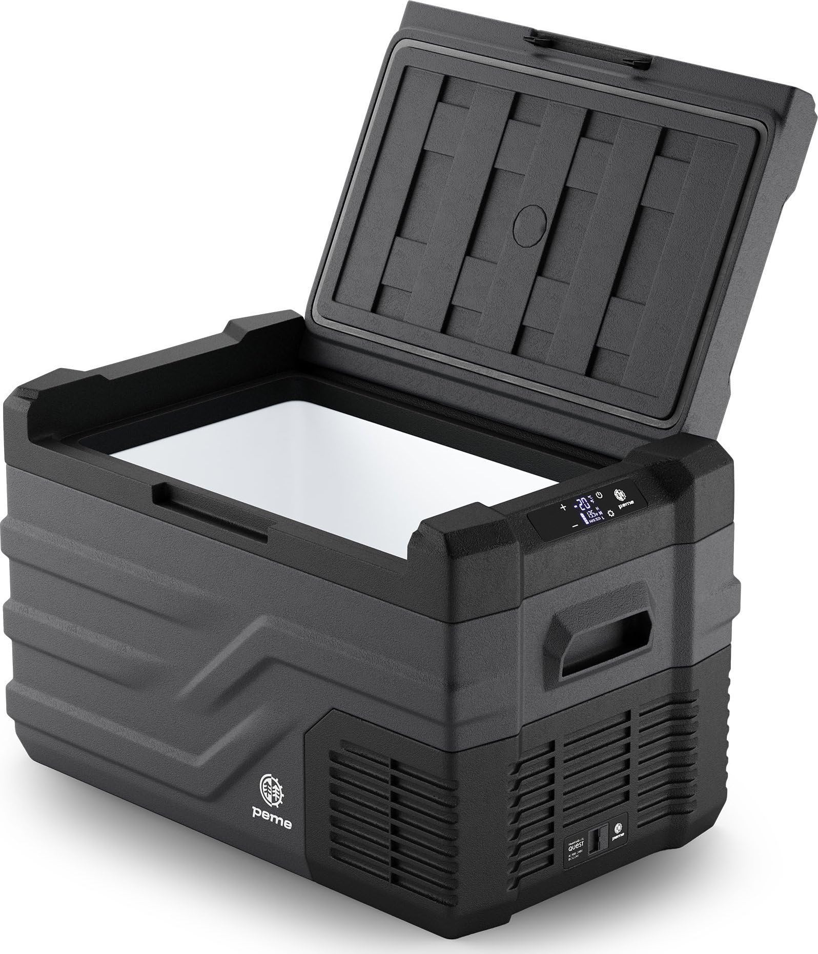 peme Frigorifero Portatile Elettrico Congelatore Frigo Campeggio Auto 12v 24 220v 240 Compressore per Camper Freezer Ricaricabile Congelatori Viaggio Refrigeratore Escursione