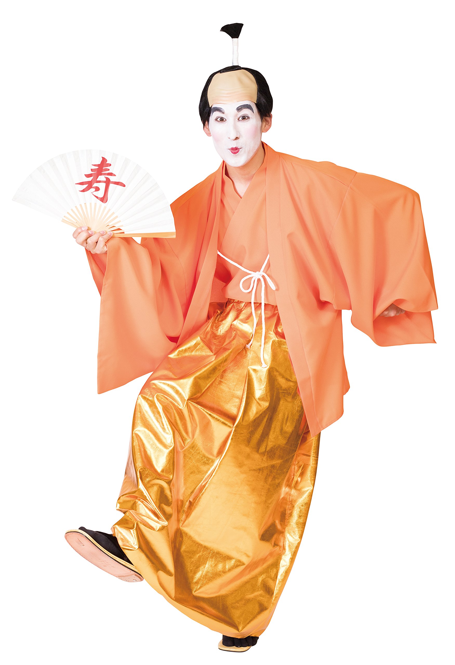 コスプレ 金色将軍 ユニセックス ゴールド ハロウィン ／クリア