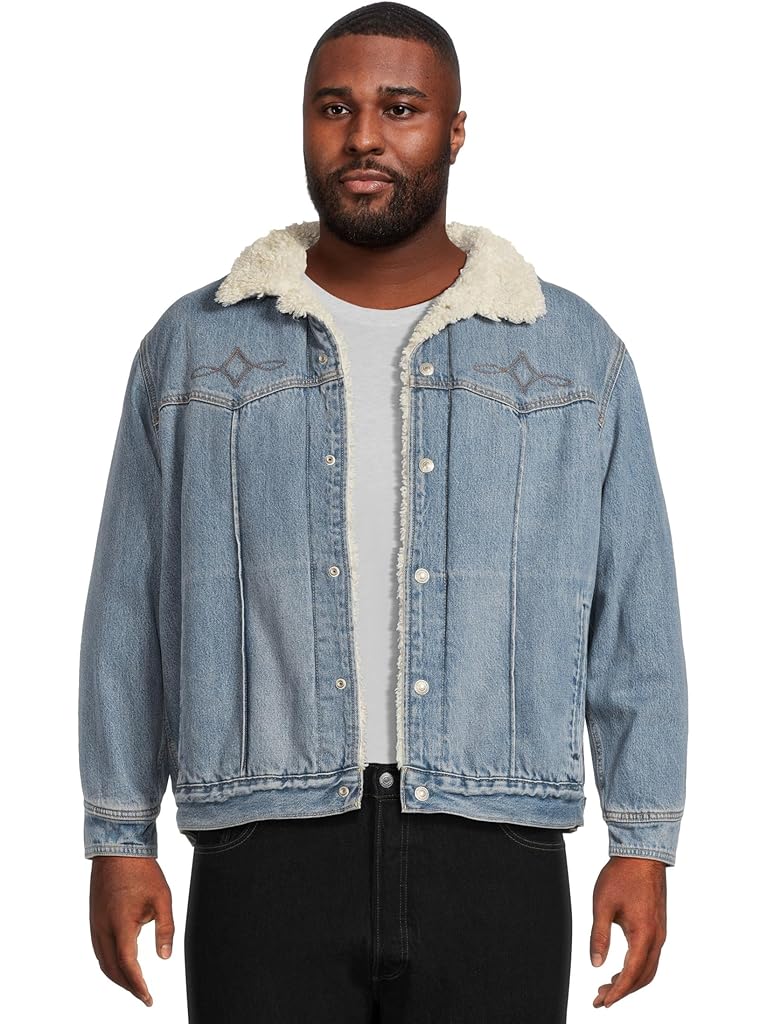 Blue Levi's® Type 3 Sherpa Trucker