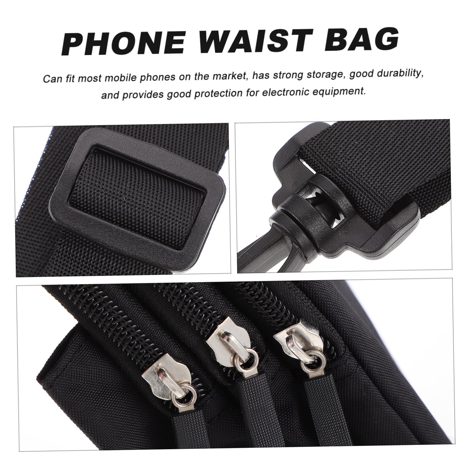 2 Piezas Bolsa De Mensajero Riñonera Billetera Cruzada para Teléfono Bolso Pequeño Monedero para Celular Riñonera Caparazón Tela De Nailon Tonos Terrestres