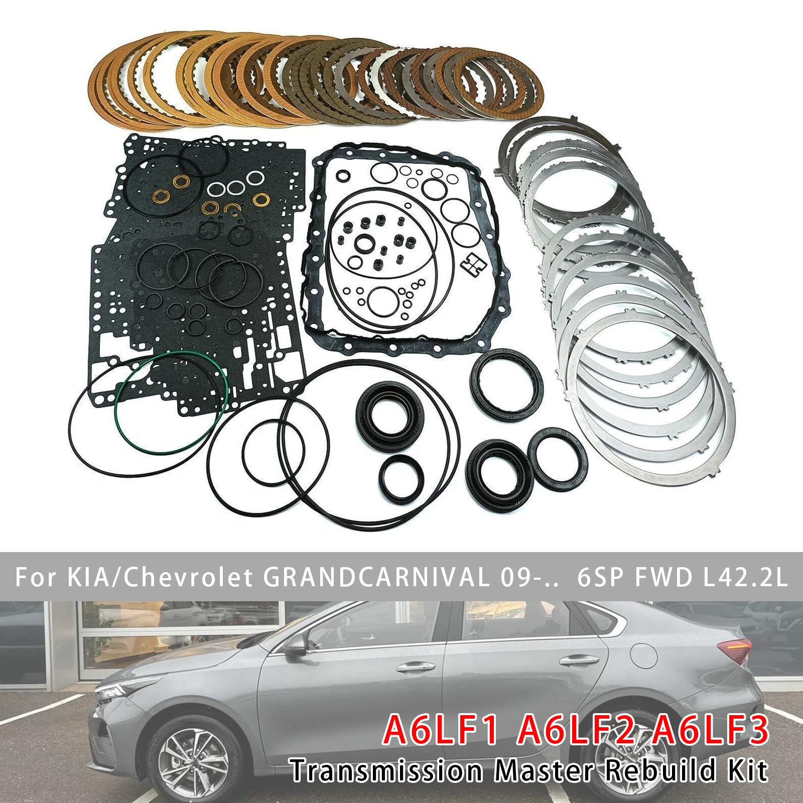 A6LF1 A6LF2 A6LF3 Transmission Master Rebuild Overhaul Kit