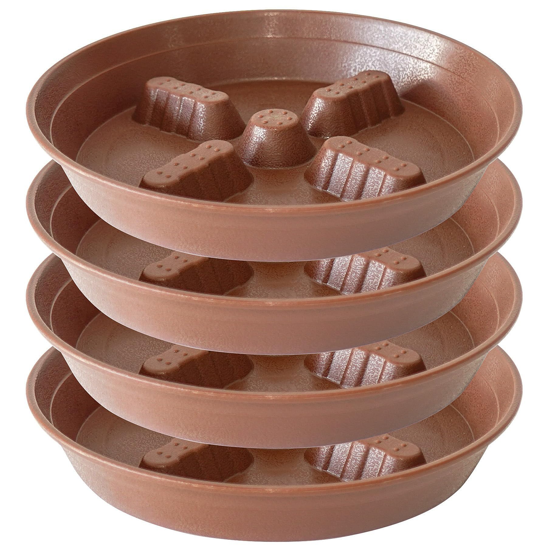 Plant Saucers - 4 Pack Drainage Trays -9 Plant Saucers - 4 Pack Drainage Trays -9