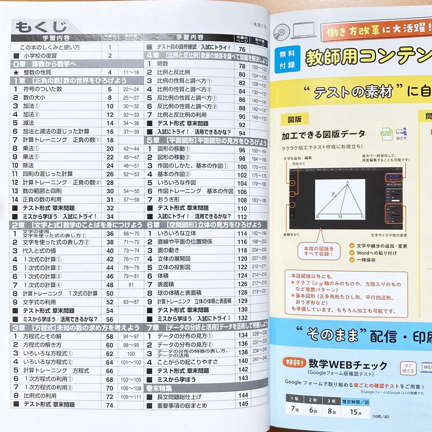 Amazon.co.jp: 2025年度版「数学の問題ノート1 東京書籍版【教師用