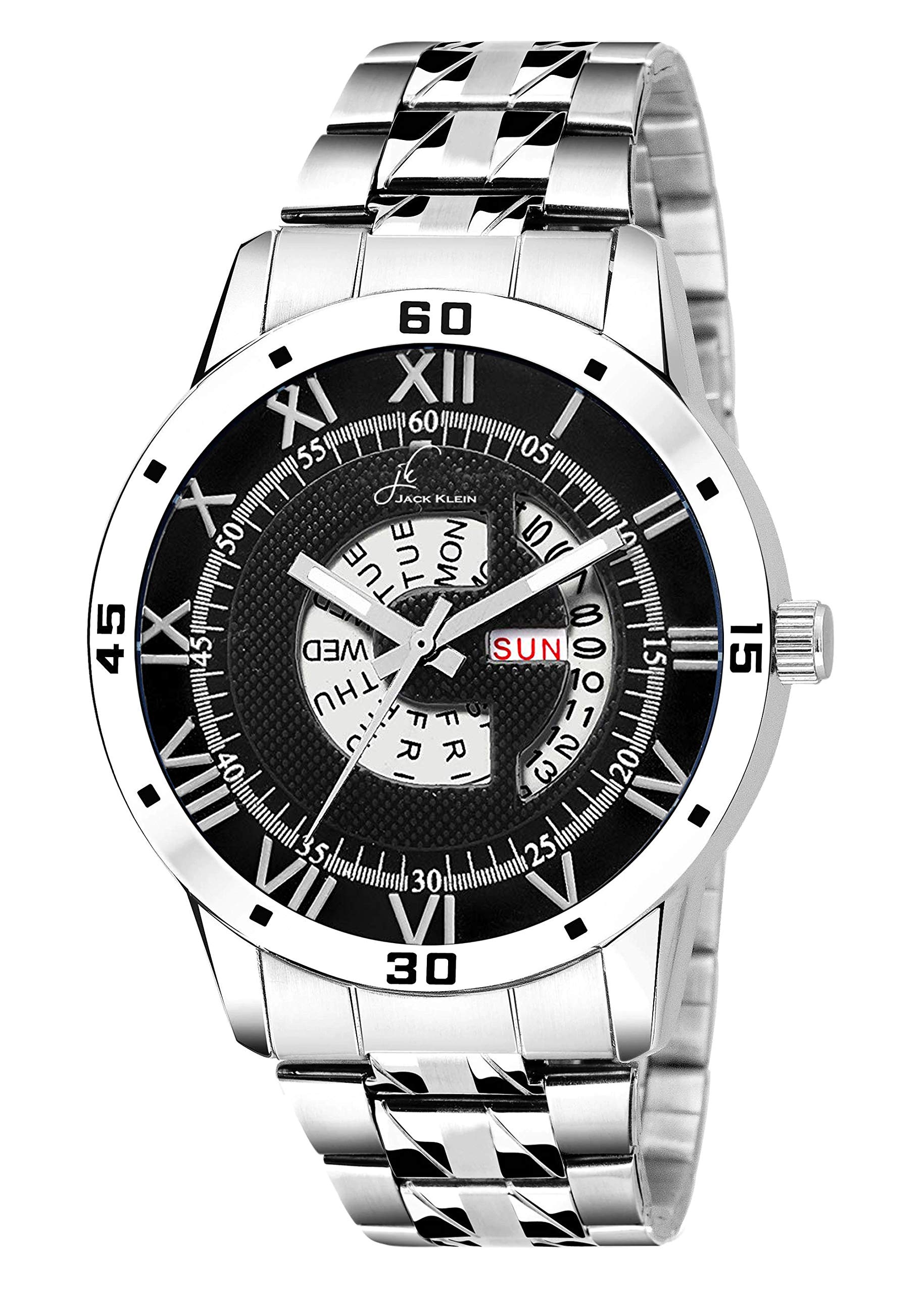 Jack Klein Elegant Multi Function Day and Date Working Metal Wrist Watch (B08L5PGR46) Amazon Price History, Amazon Price Tracker