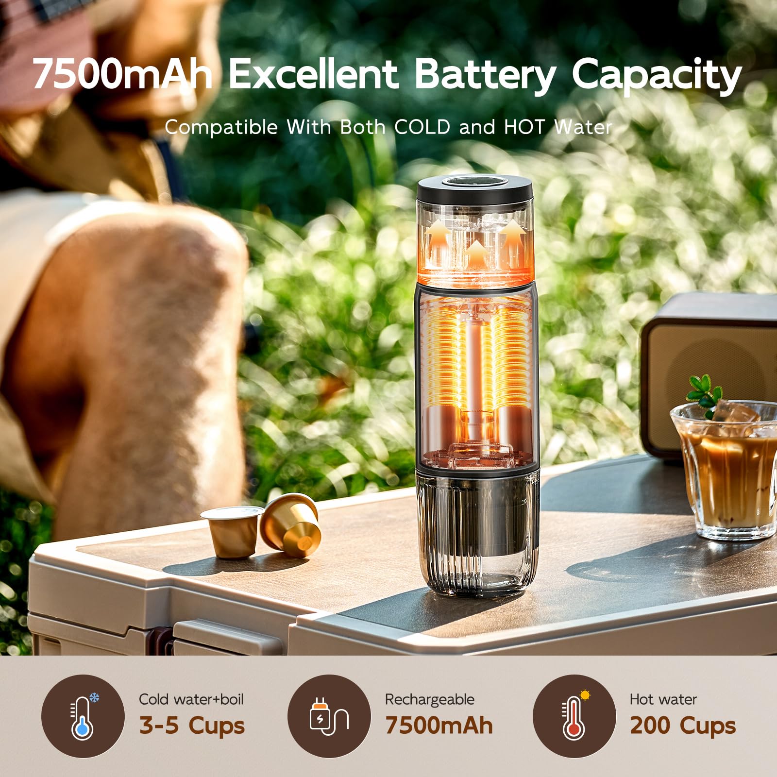 outohome Portable Electric Espresso Machine Gallery Image