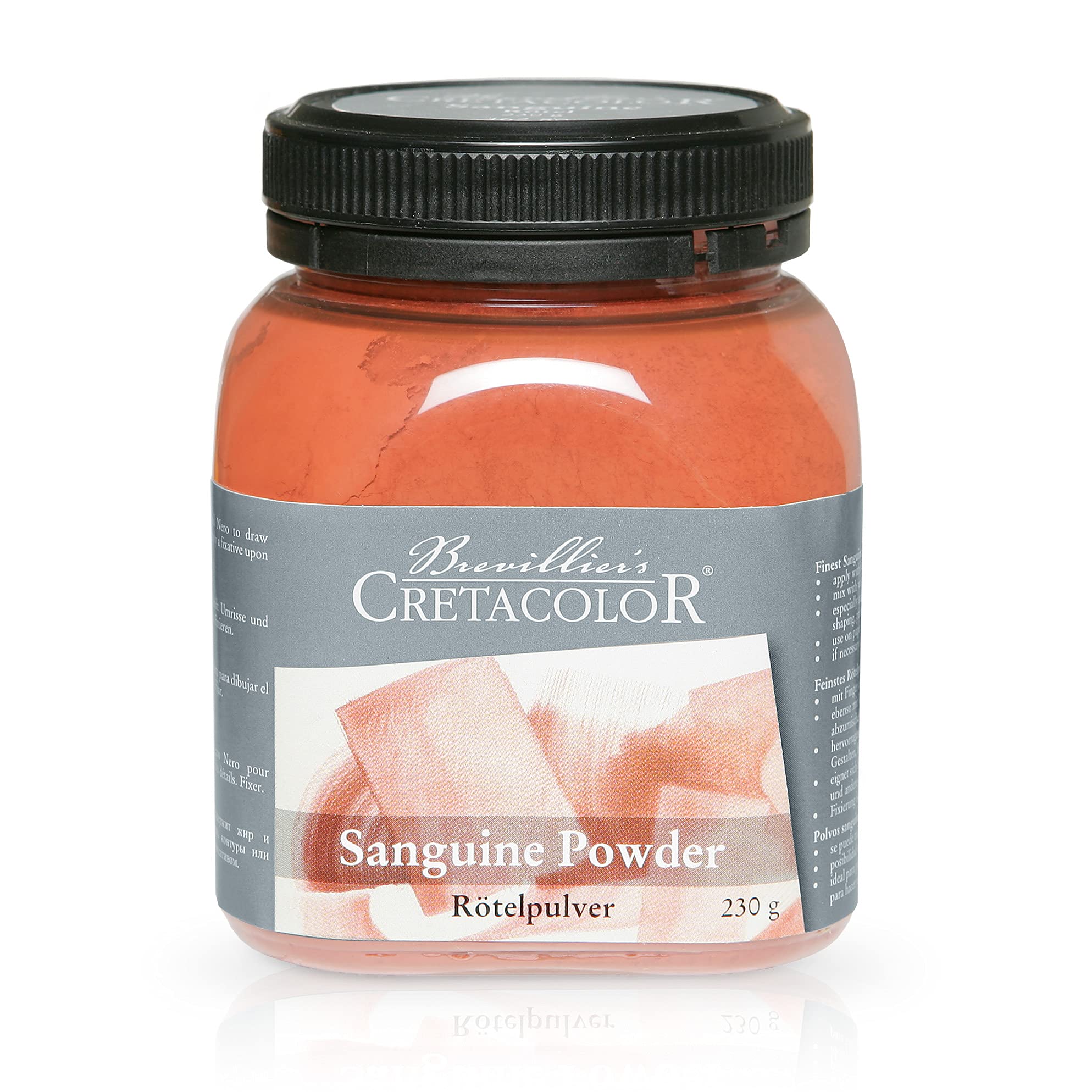 CRETACOLOR Artist polvere in barattolo di plastica, polvere di rosé 230 g