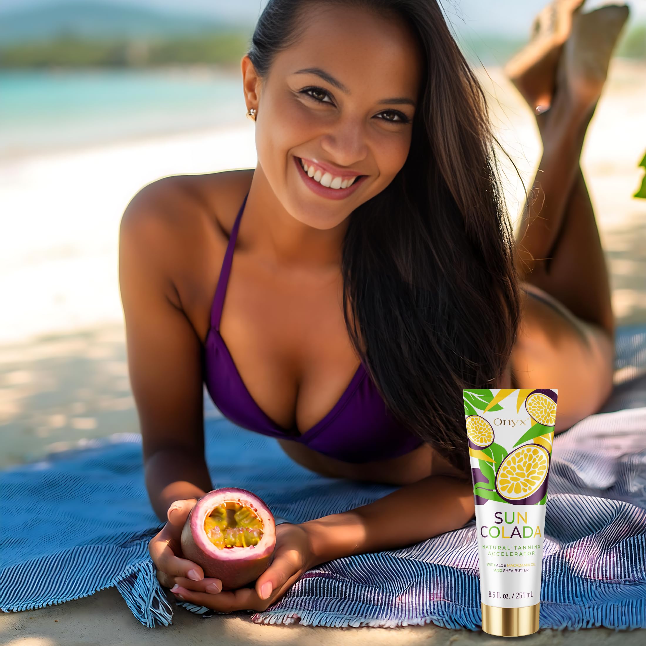 Suncolada Tanning Accelerator Sunbed Cream Without Bronzer, White Lotion for Faster Even Tanning - Image 2