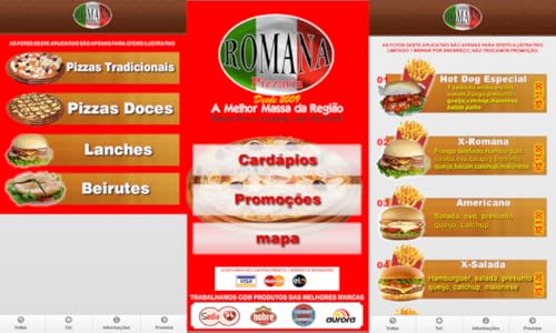 Cardapio Romana Pizzaria