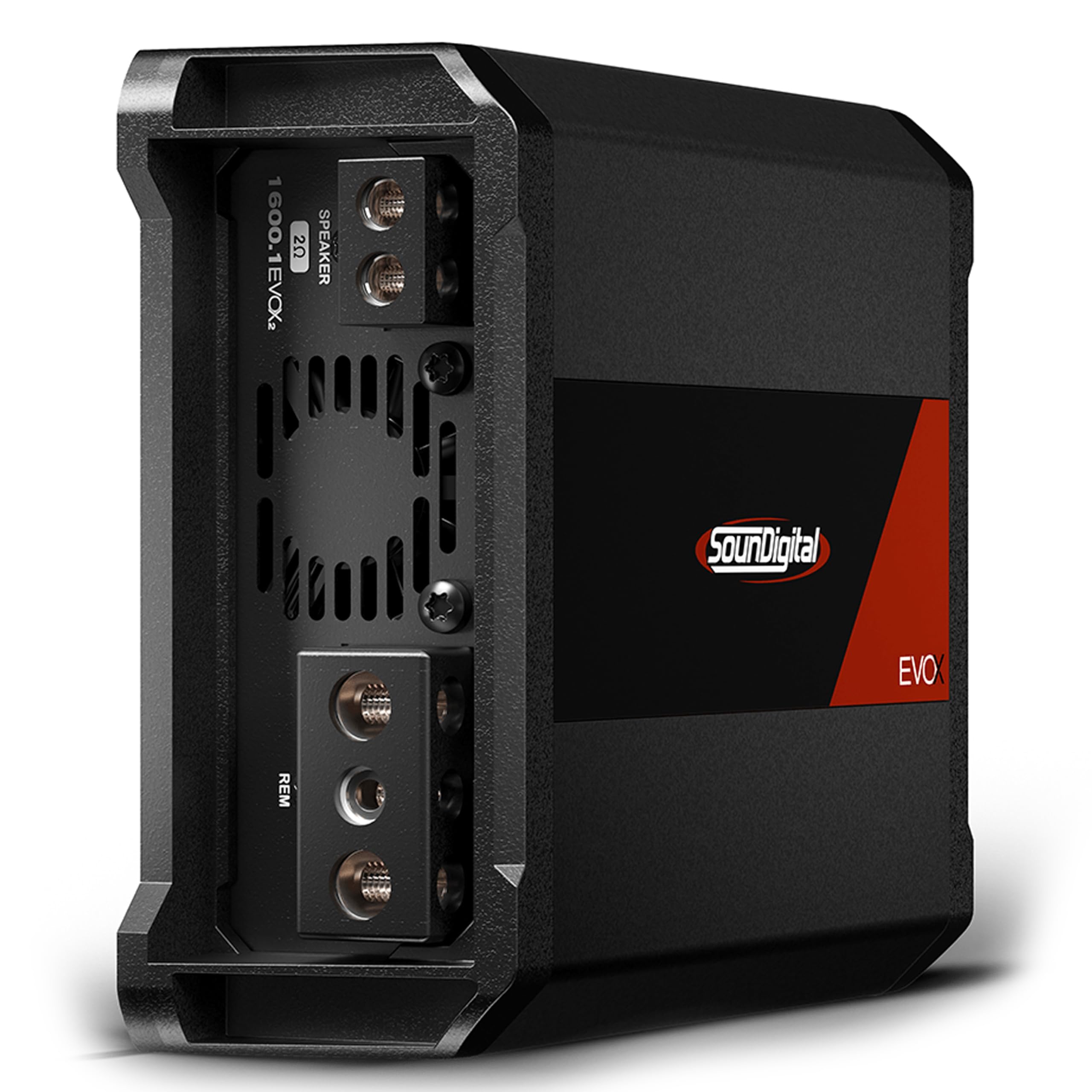 SounDigital EVOX2 1600.1-2 Ohm Monoblock 1600W RMS Bridged Power Car Amplifier