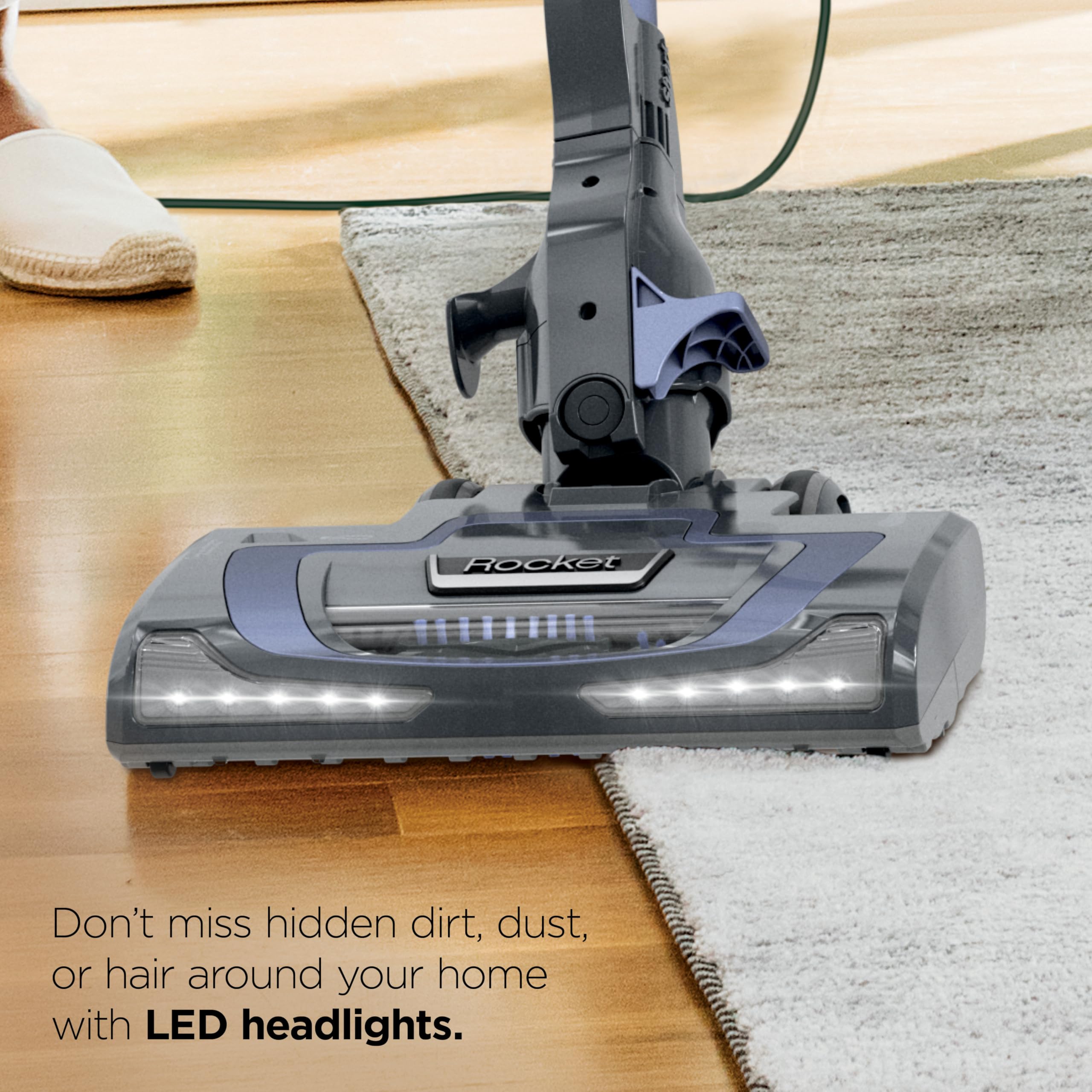 Shark HV371 Rocket Pro DLX Corded Stick, Removable Hand Vacuum, Advanced Swivel Steering, XL Cup, Crevice Tool, Upholstery Tool & Anti-Allergen Dust Brush, , Capacity: Rocket Pro (Gold)