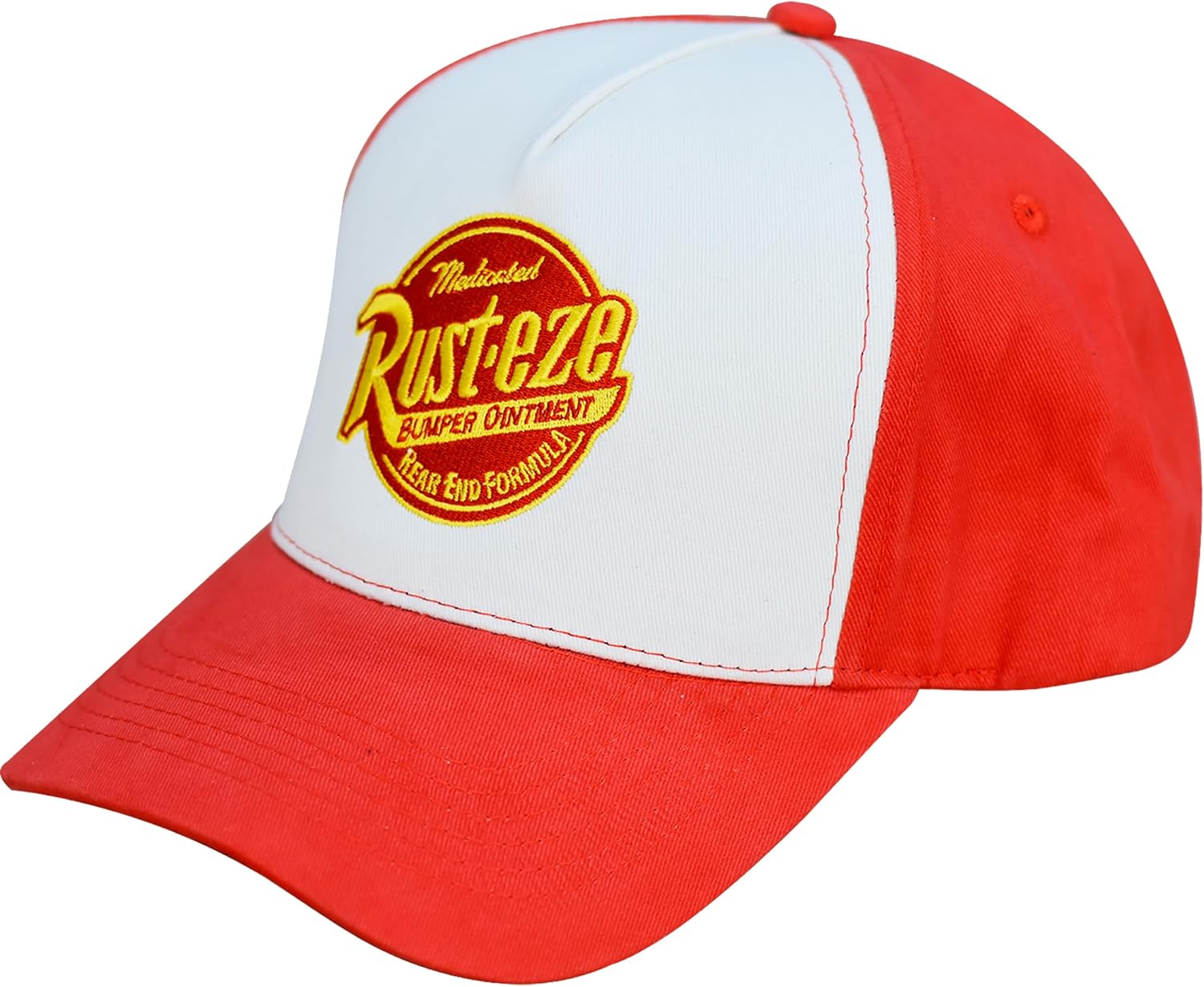 Disney Pixar Cars Baseball Cap, Cotton Adjustable Adult Hat, Red, One Size