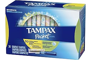 Tampax Pocket Pearls 2-in-1 Multipack: Regular and Super Absorbency