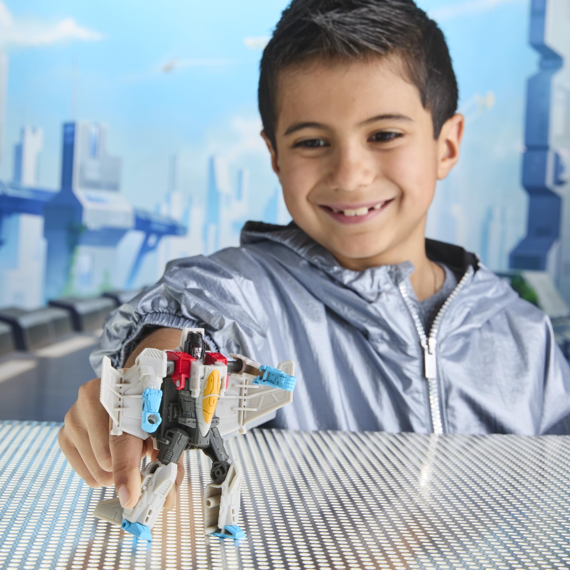 Transformers CYBERWORLD, Cyber Changers, Starscream, Action Figure - 3