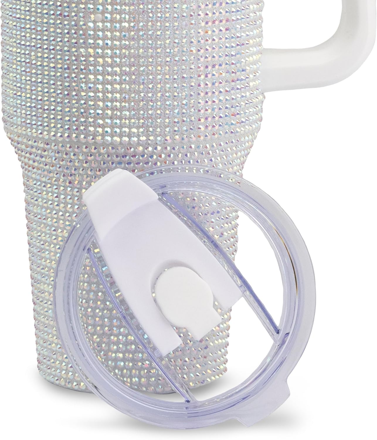 The Memory Company Officially Licensed 46oz White Bling Game Day Tumbler, Dallas Cowboys