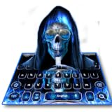 Easy to download Neon Grim Reaper Keyboard Theme