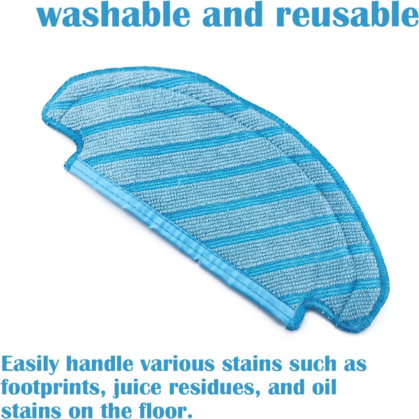 Filter Brush Mop Cloth Set for Ecovacs Deebot Ozmo 920 950 N7 T5 N5 DX55 DJ65 DX93 DX96 DV35 Power Vacuum Cleaner Replacement Parts, 1 Roller Brush, 3 Pairs Side Brush, 3 Mop Pads, 3 Set Filters