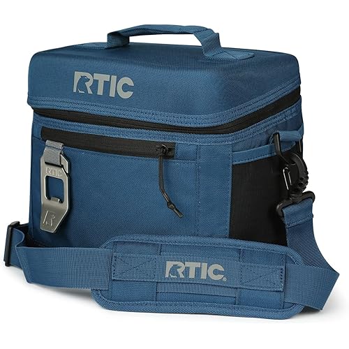 RTIC 8 Can Everyday Cooler, Soft Sided Portable Insulated Cooling for Lunch, Beach, Drink, Beverage, Travel, Camping, Picnic, for Men and Women