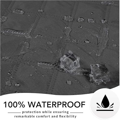 Miniatura 5 de Easy-Going - Funda protectora, 100 % impermeable, protector de muebles, funda de sofá, funda antideslizante lavable, reutilizable, contra