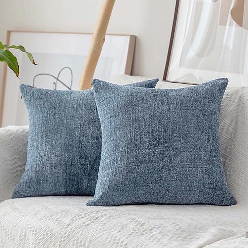 Home Brilliant. - Funda de almohada decorativa, funda de cojĂn en terciopelo de chenilla rayada. Home Brilliant. - Funda de almohada decorativa, funda de cojĂn en terciopelo de chenilla rayada.