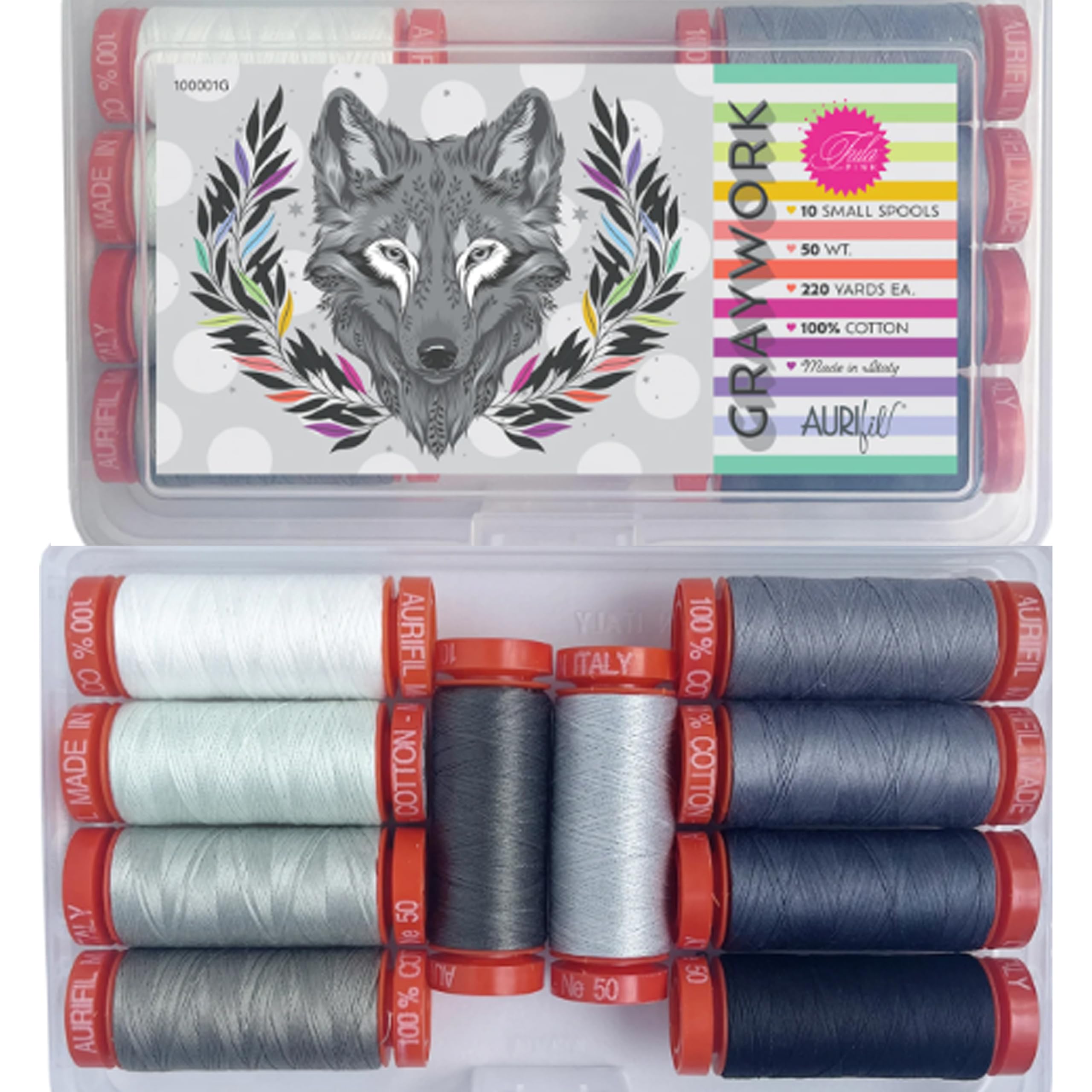 Graywork by Tula Pink : fini les fils qui cassent avec ce coton égyptien 50W