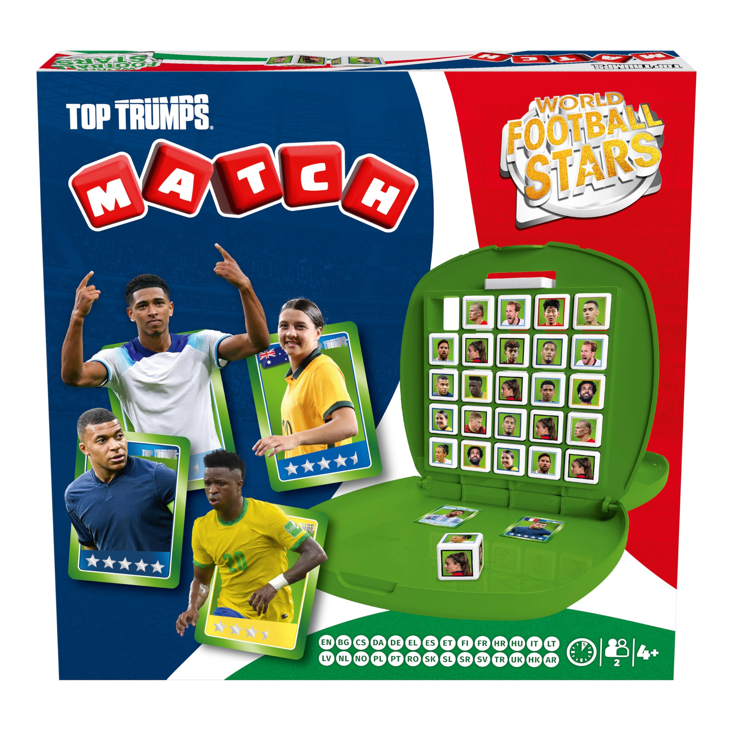Top Trumps Match World Football Stars Gioco Da Tavolo - Gioco Educativo Per 2 Giocatori, Per Fan Di Calcio E Bambini Dai 4 Anni In Su