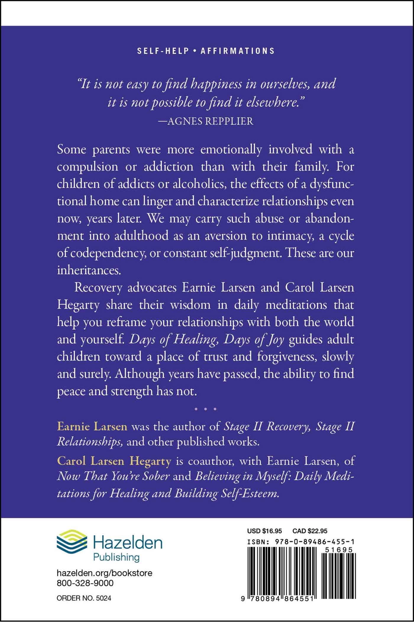 Days of Healing, Days of Joy: Daily Meditations for Adult Children