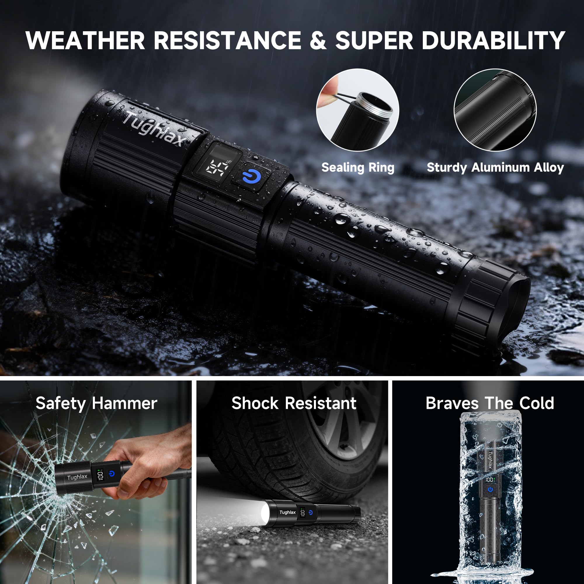 Torcia ricaricabile TL002 LED