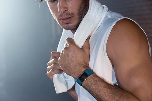 Miniatura 4 de 2 muñequeras Fitbit Charge de ritmo cardíaco + fitness, FB407SBUL, Azul, 1, 1