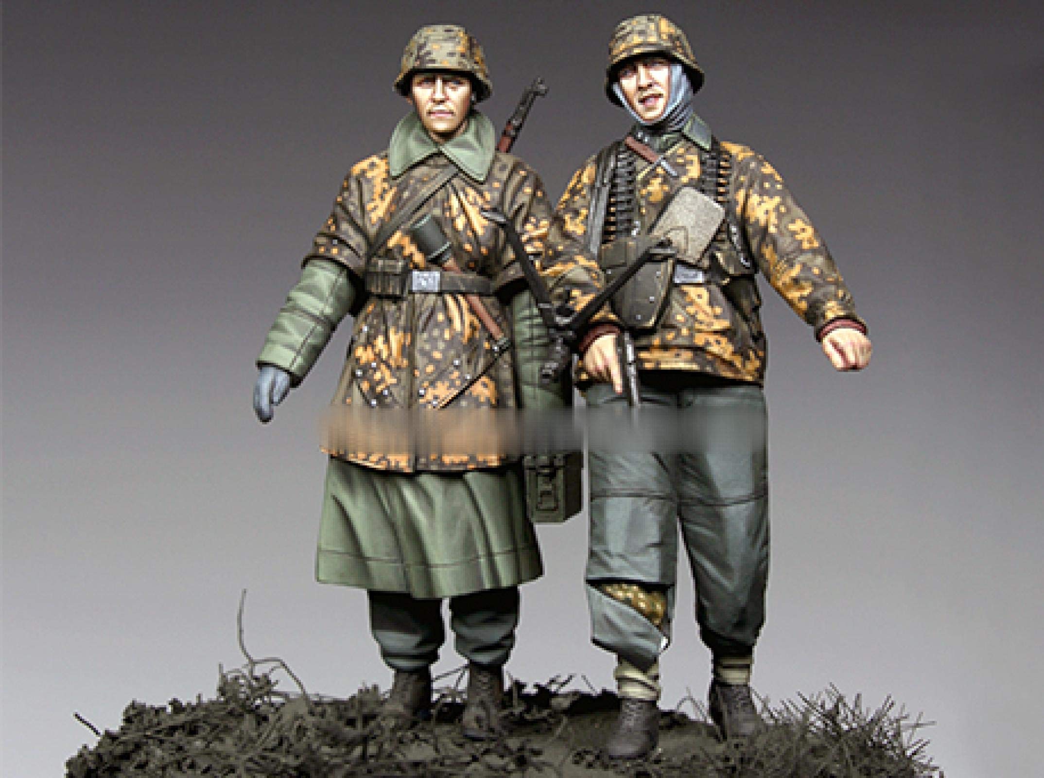 Maquette Militaire 1/35 - Équipage Radio Horch Allemand WW2 - Résine Warriors - Hobby Fan