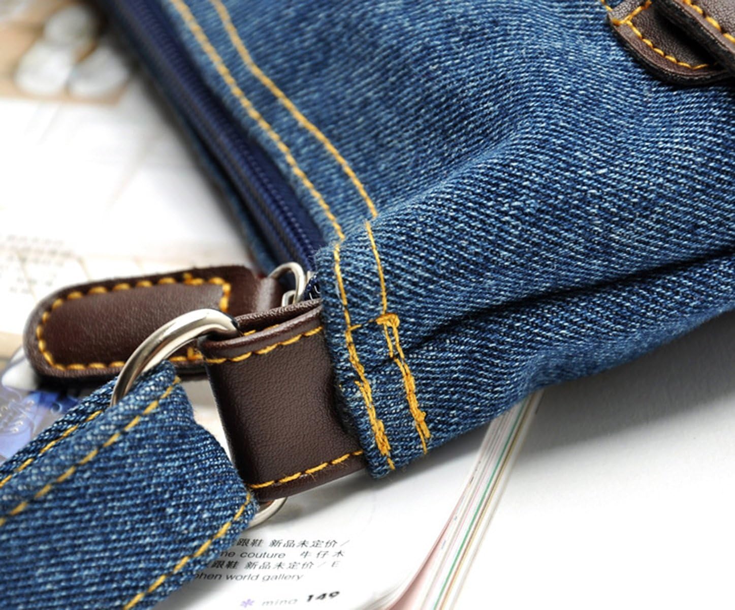 Women Multi Pocket Crossbody Shoulder Bag Small Organizer Purse Wallet - Image 6