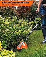 Vista 2 de Expand it 8 in. Brush Cutter Attachment for Compatible Troy-Bilt, Remington, Craftsman, Yard Machines, Yardman, Snapper, Bolens, Murray, Ryobi