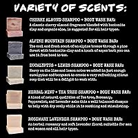 Vista 3 de BLUBYRD Soap Co. Natural Solid Shampoo Bar 5 Pack – Set of Organic Shampoo Bars For Hair & Body Wash Natural Conditioning, Eco Friendly, Zero