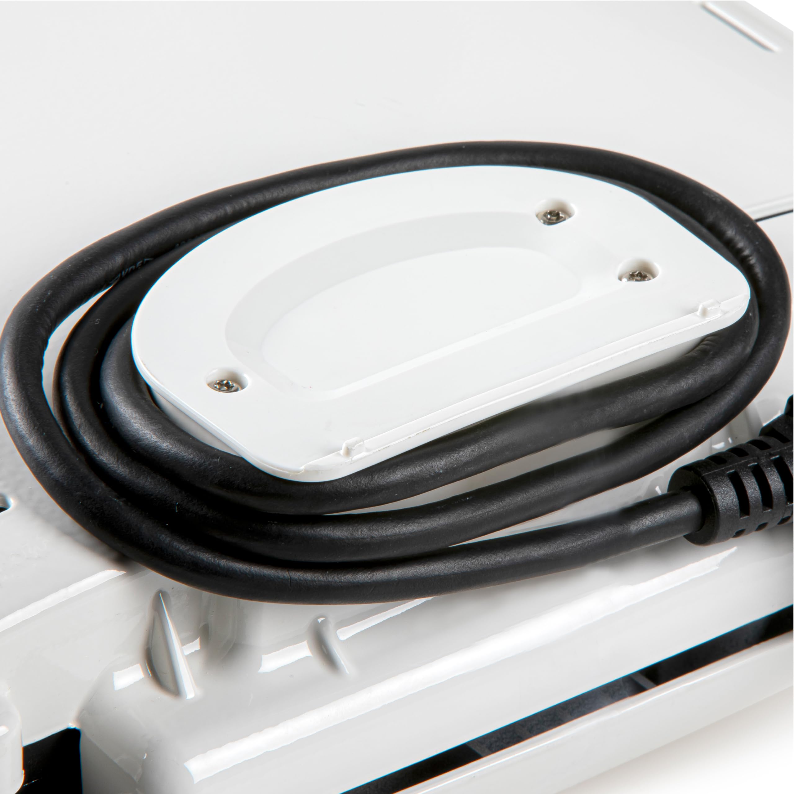 DOMO DO9064C Croque Famille XXL pour 4 grands croques - 1800W - Revêtement antiadhésif - Voyants lumineux - Blanc