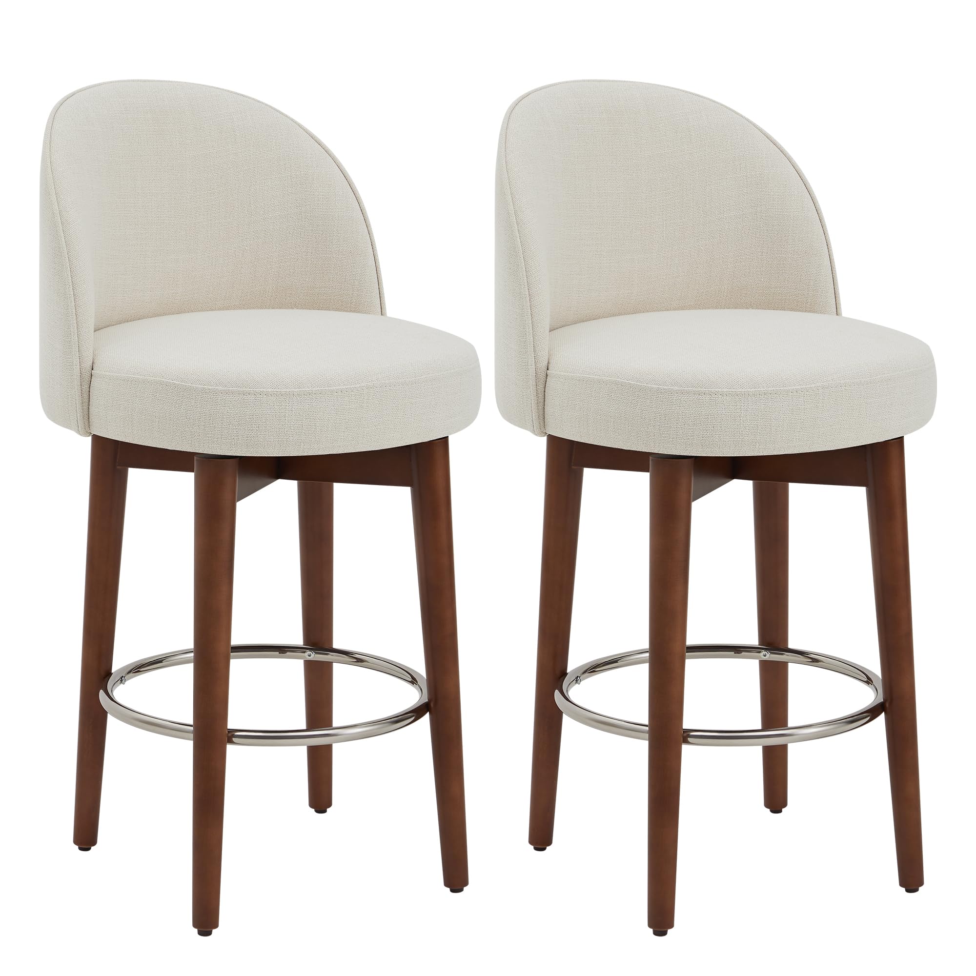 Amazon.com: CHITA Counter Height Bar Stools Set of 2,Swivel